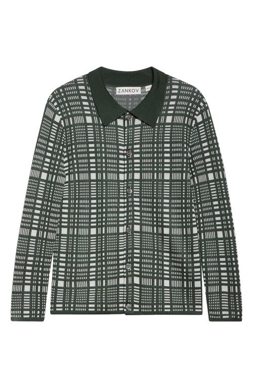 Zankov Patrique Geo Jacquard Cardigan