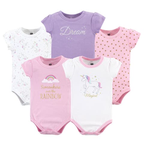 5Pk of Soft Cotton One-Pieces (Baby)