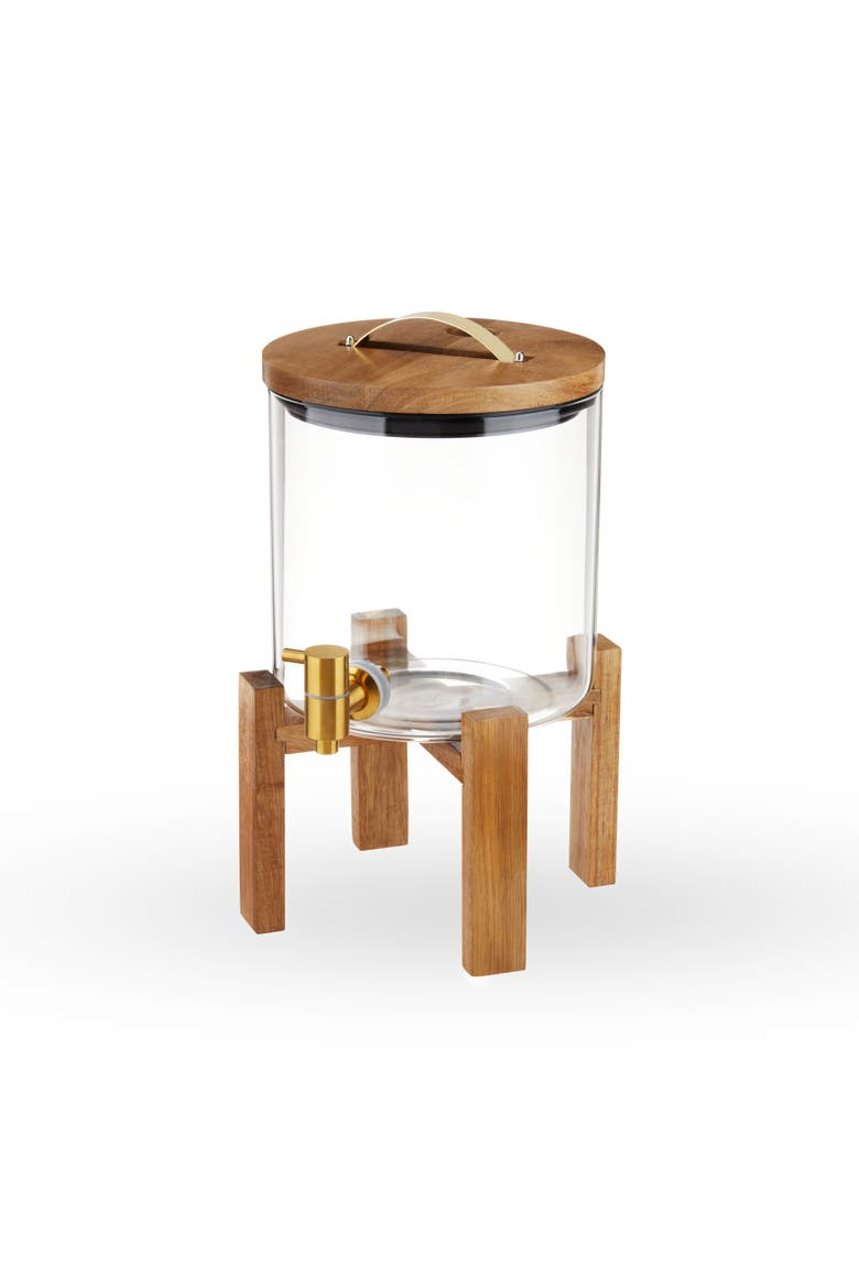 Modern Manor Drink Dispenser, Alternate, color, Brown