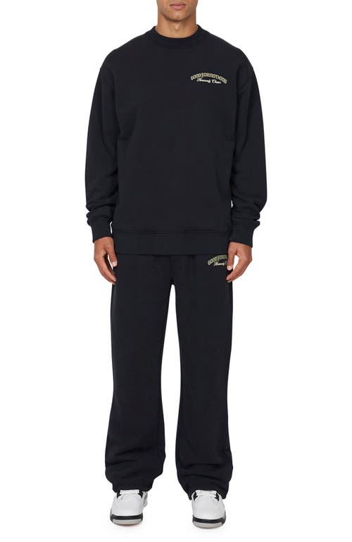 Good For Nothing Heaven Relaxed Crew Sweatshirt In Blue