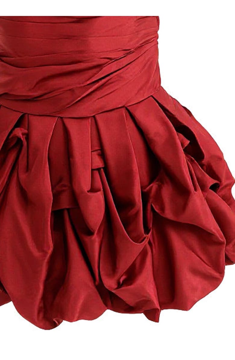 Tulleen Dramatic Flare Dress, Alternate, color, Burgundy