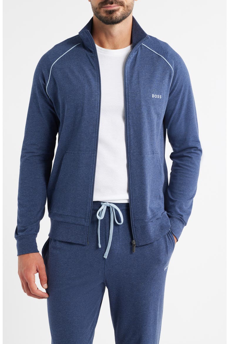 Mixmatch Z Knit Jacket, Main, color, OPEN BLUE