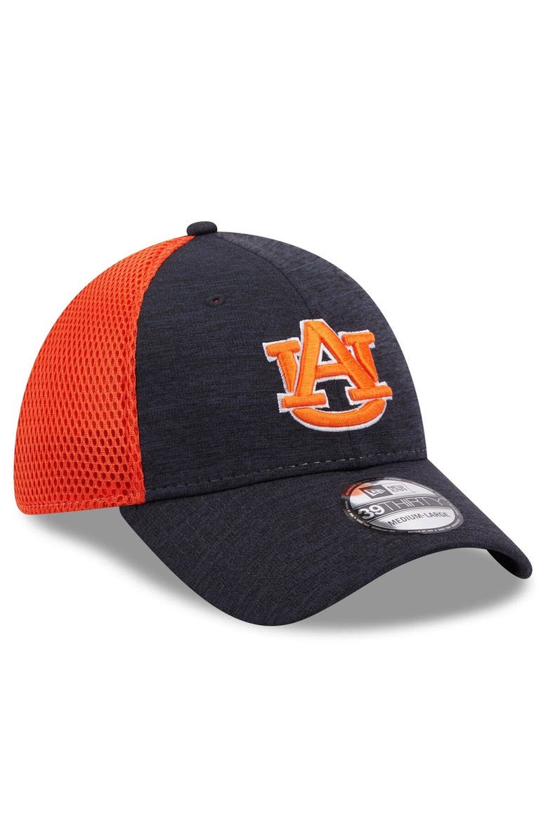 New Era Men's New Era Navy Auburn Tigers Shadowed Neo 39THIRTY Flex Hat, Alternate, color, Navy