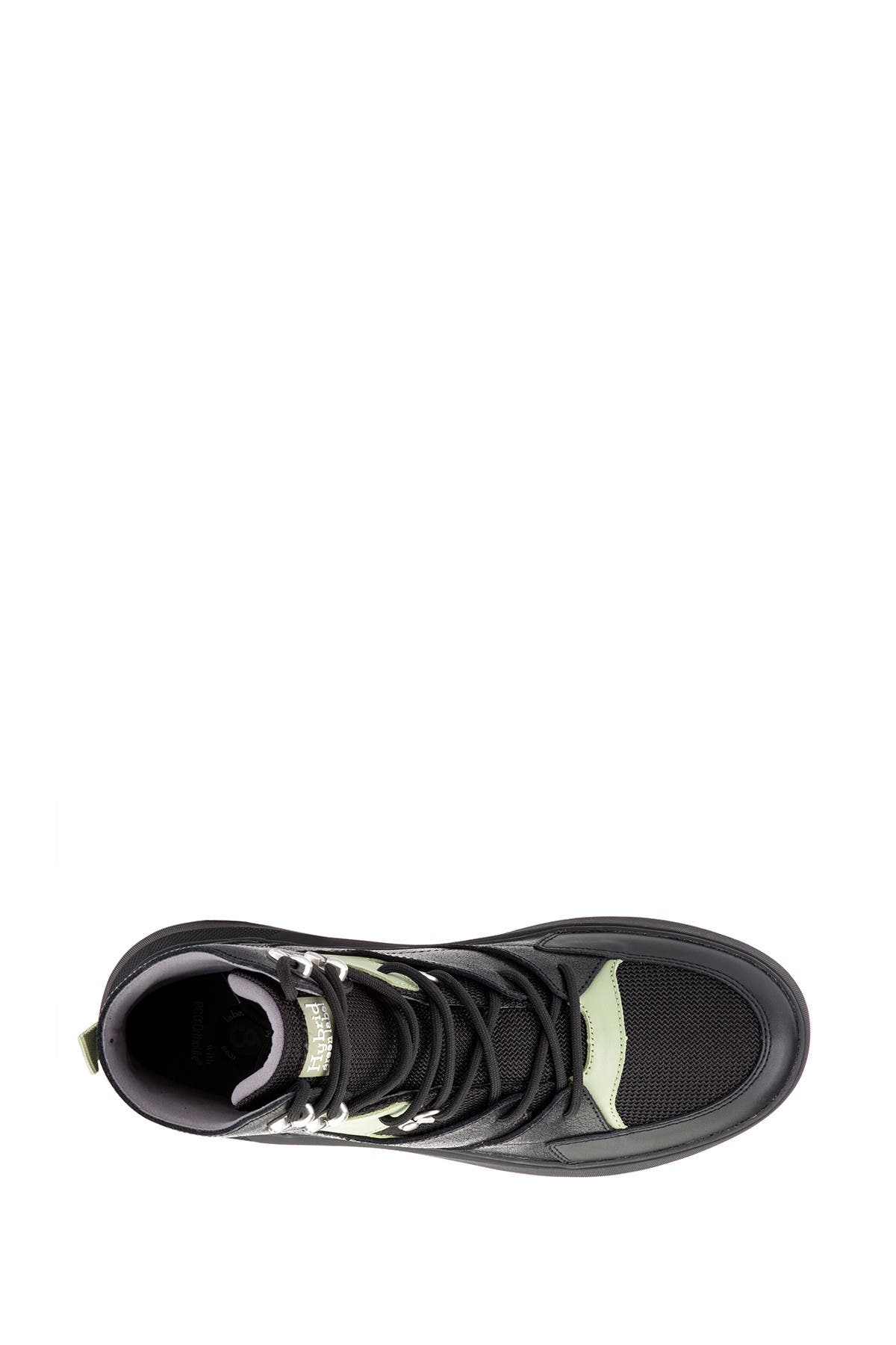 Hybrid Green Label Globetrotter Leather Mid Sneaker, Alternate, color, 