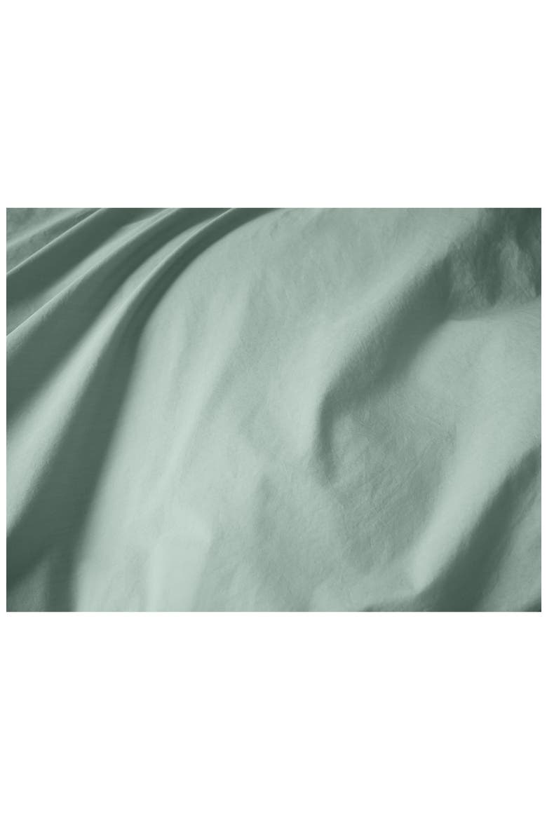 Refined Organic Cotton Duvet Cover, Alternate, color, SEAFOAM