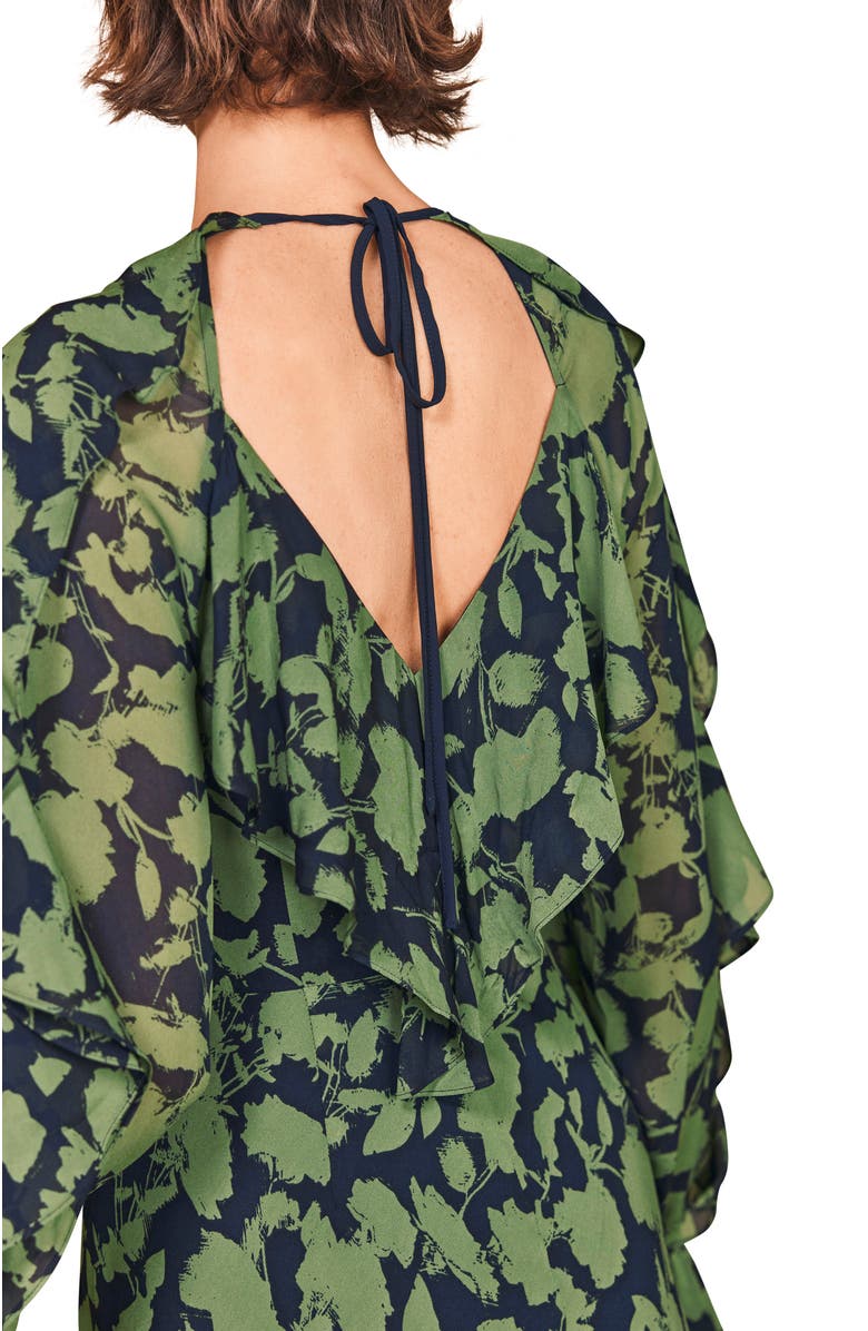 MINT VELVET Floral Maxi Dress, Alternate, color, Green