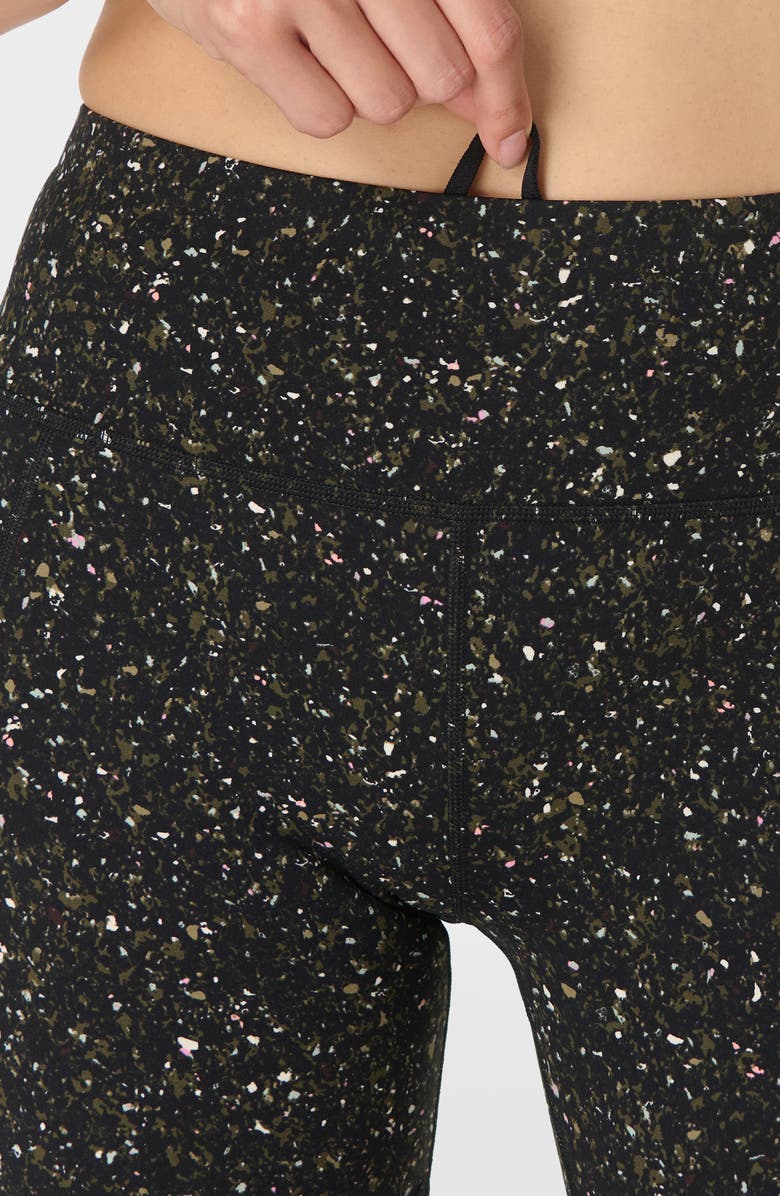 Sweaty Betty Power 6" Bike Shorts, Alternate, color, Green Ditsy Terrain Print