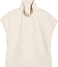 Zella Tempo Terry Half Zip Short Sleeve Sweatshirt