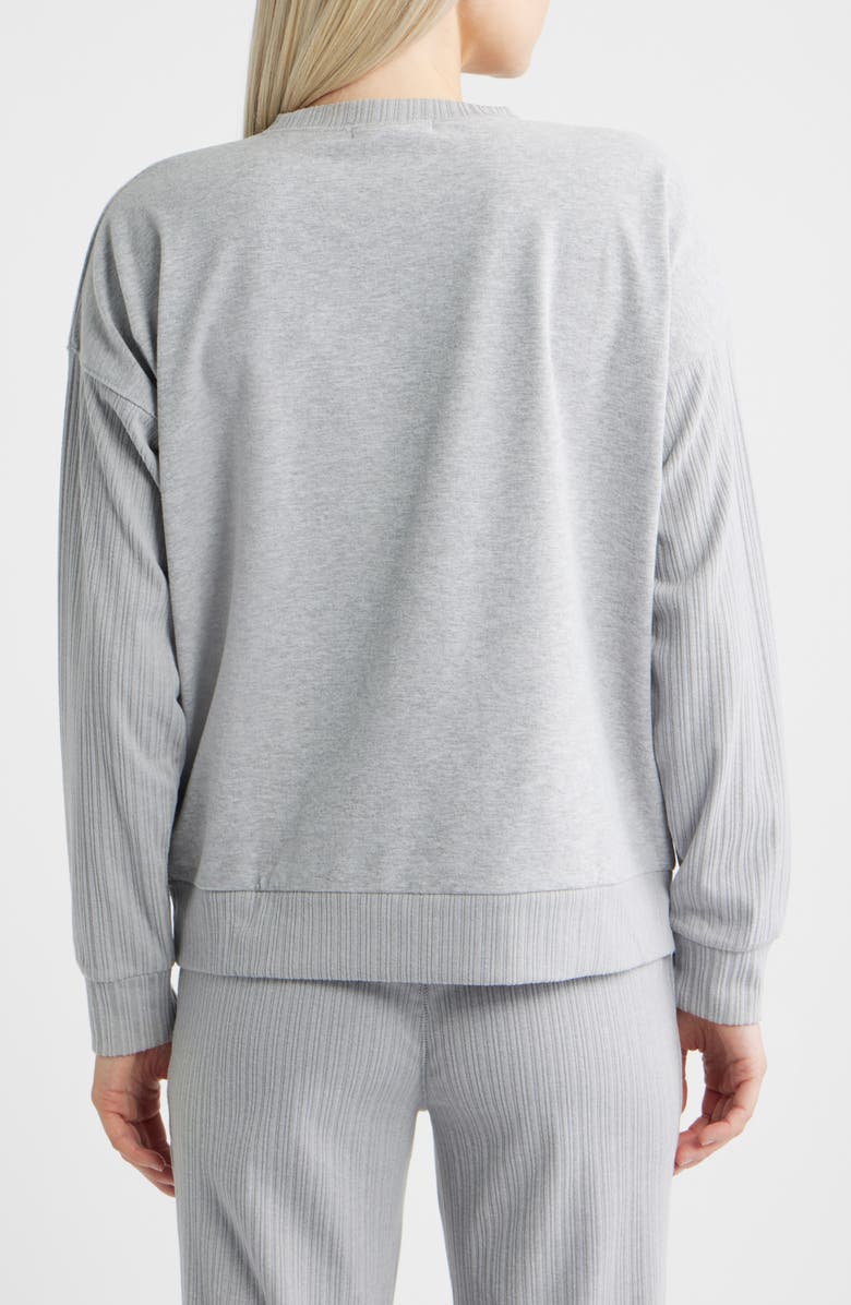 Rip Curl Cozy Fleece Sweatshirt, Alternate, color, Grey Marle