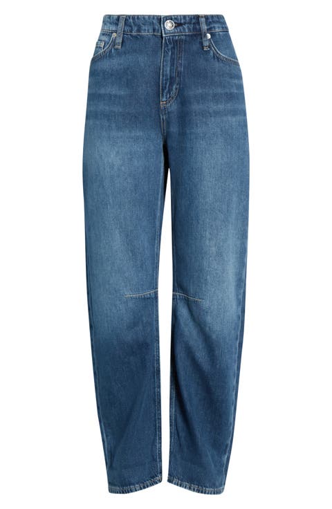 Featherweight Stevie Slim Tapered Barrel Leg Jeans