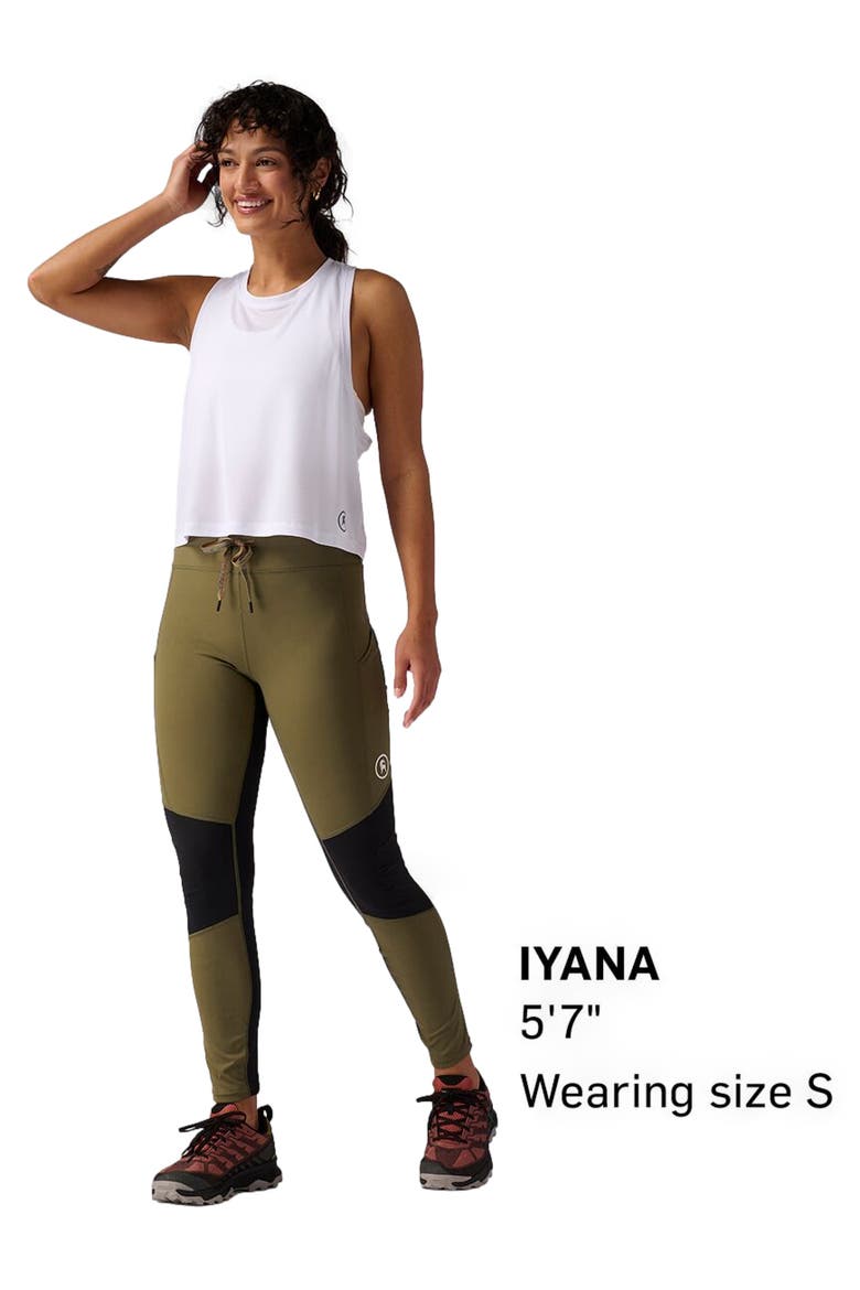 Wasatch Adventure Legging - Women's, Alternate, color, Kalamata