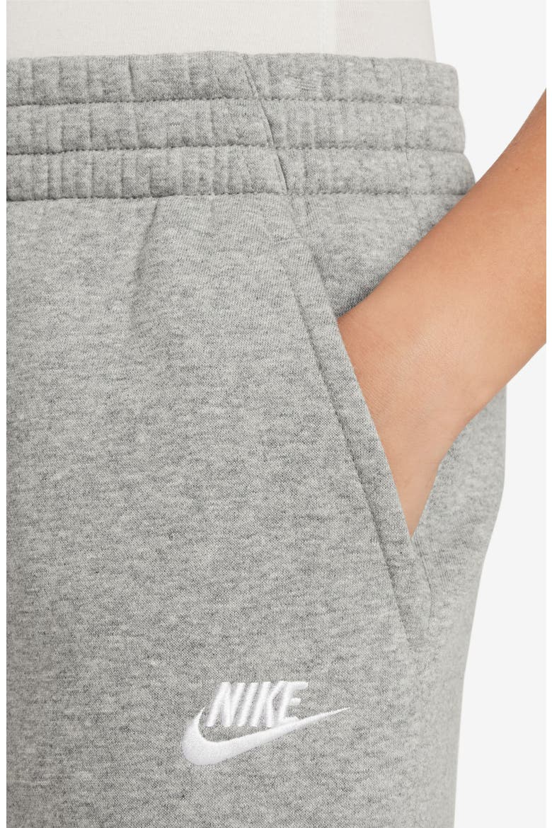 Kids' Sportswear Club Fleece Wide Leg Sweatpants, Alternate, color, 063 D GR H/WHITE