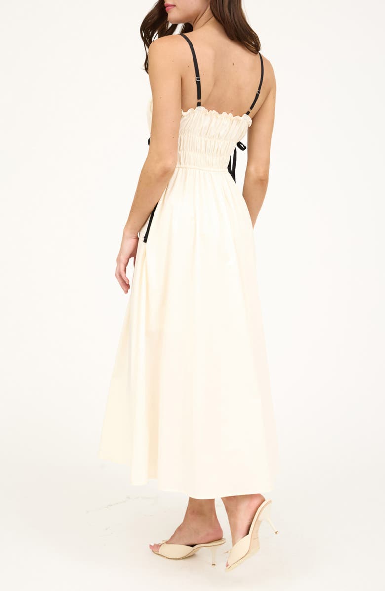 Blu Pepper Bow Detailed Midi Dress, Alternate, color, 