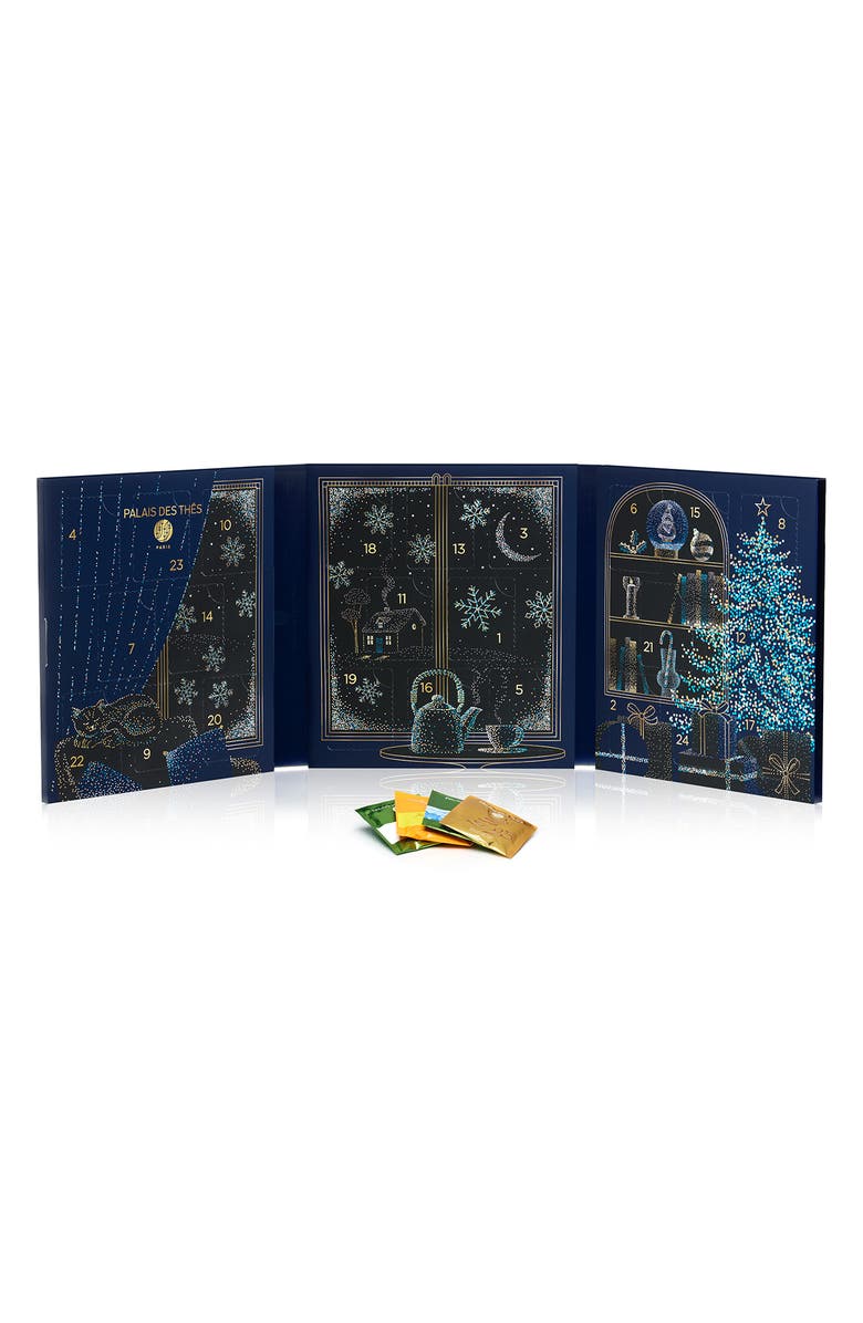 Palais des Thés 24 Days of Tea Advent Calendar, Main, color, Blue