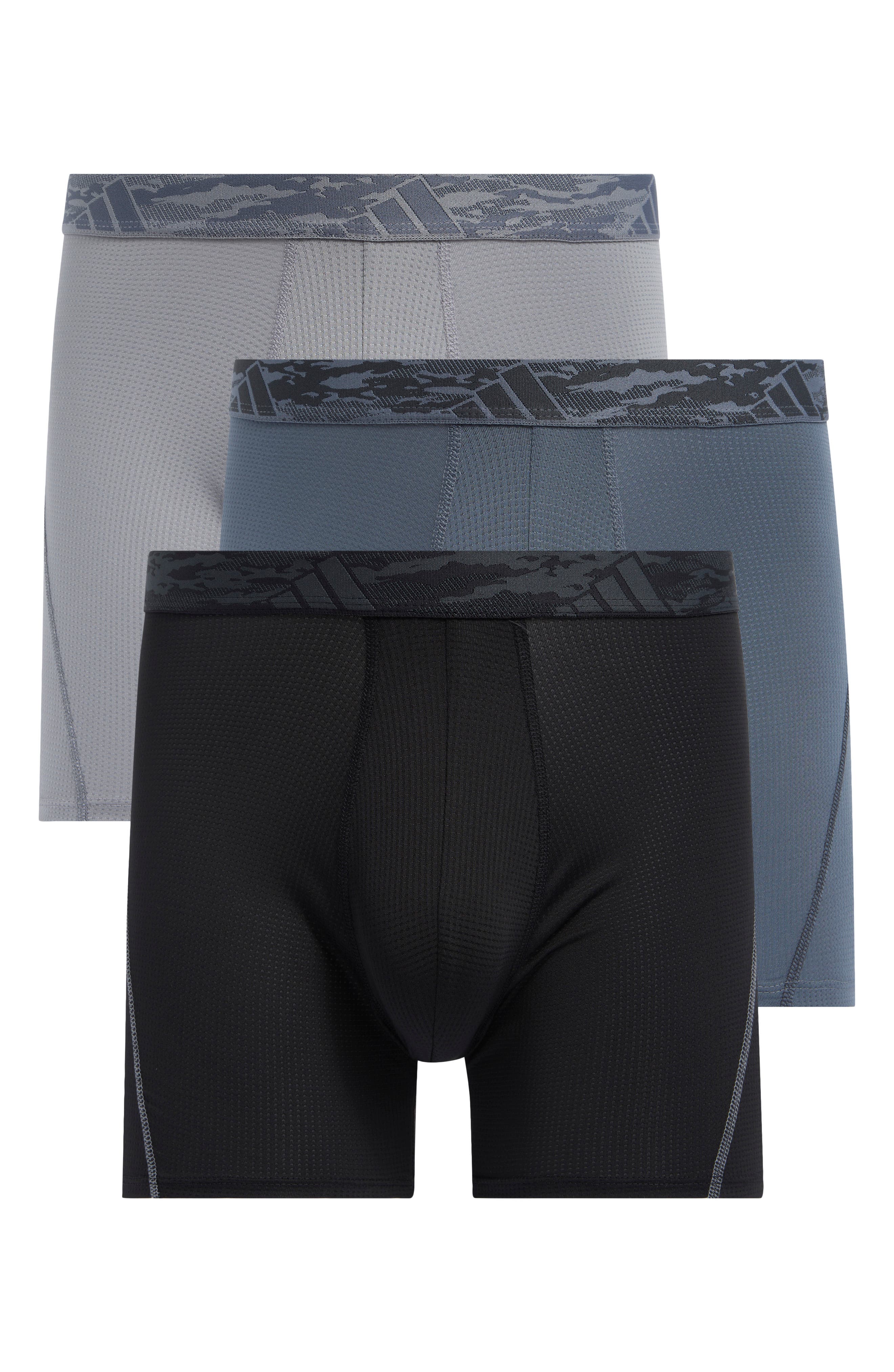 adidas All Day Mesh 3-Pack Boxer Briefs