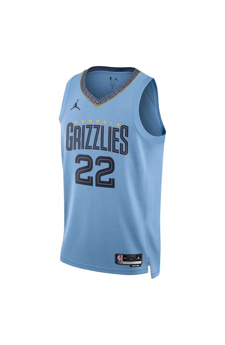 Jordan Brand Unisex Jordan Brand Desmond Bane Light Blue Memphis Grizzlies Swingman Jersey - Statement Edition, Alternate, color,