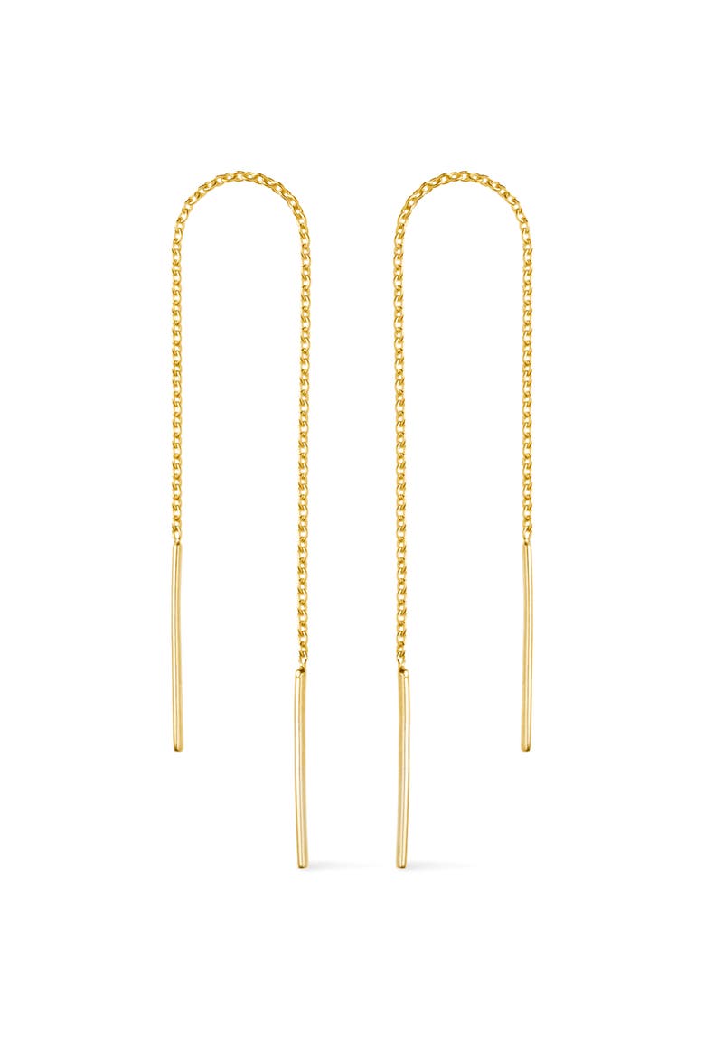 Gold Threader Earrings - Gold Threaders, Alternate, color, Gold