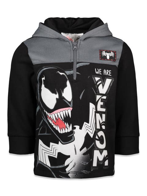 Spider-Man Venom Fleece Quarter-Zip Hoodie