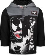 Marvel Spider-Man Venom Fleece Quarter-Zip Hoodie