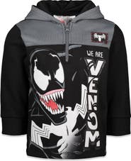 Marvel Spider-Man Venom Fleece Quarter-Zip Hoodie