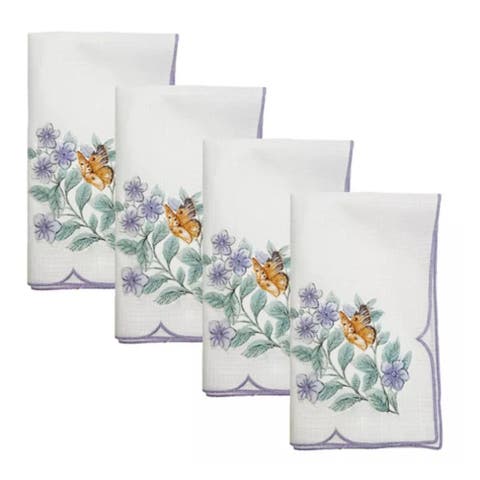 Butterfly Meadow Flutter Napkins Set Of 4