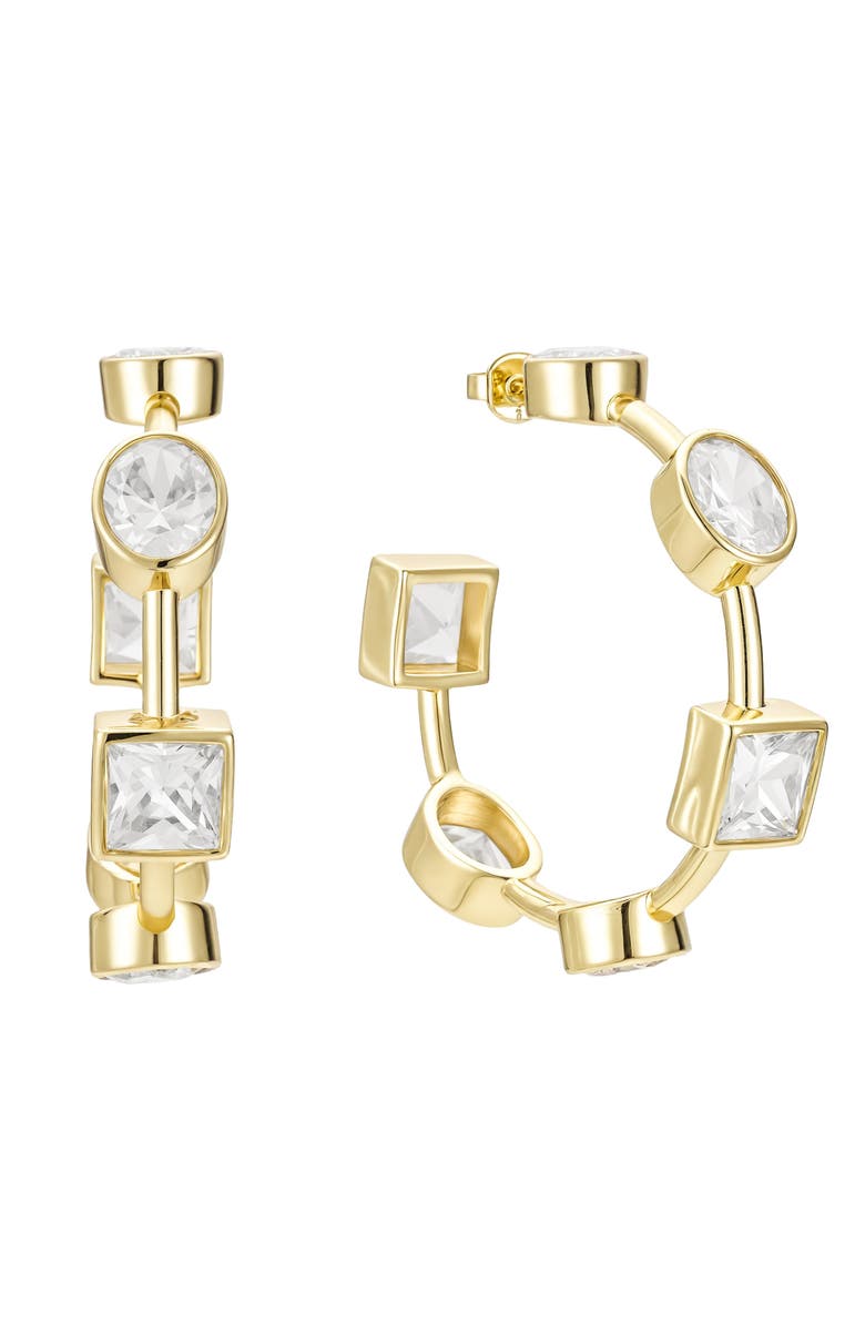 Untamed Petals Ravenna Hoop, Main, color, Gold