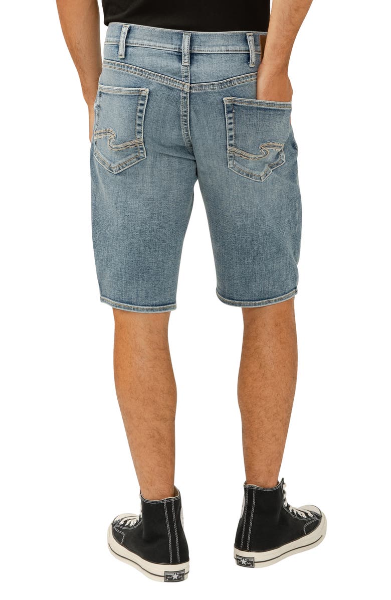 Silver Jeans Co. Zac Relaxed Fit Denim Shorts, Alternate, color, Indigo