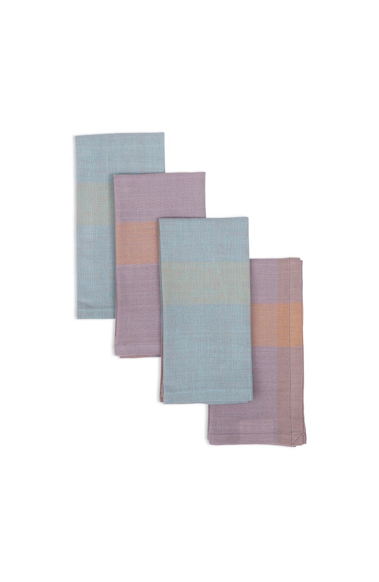 Sustainable Threads Yin Yang Handwoven Napkins - Set of 4, Main, color, Cupcake
