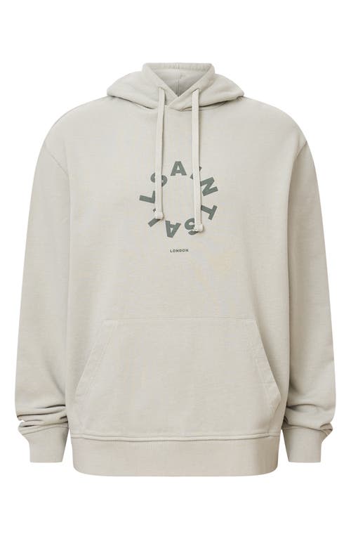 Allsaints Tierra Logo Graphic Hoodie