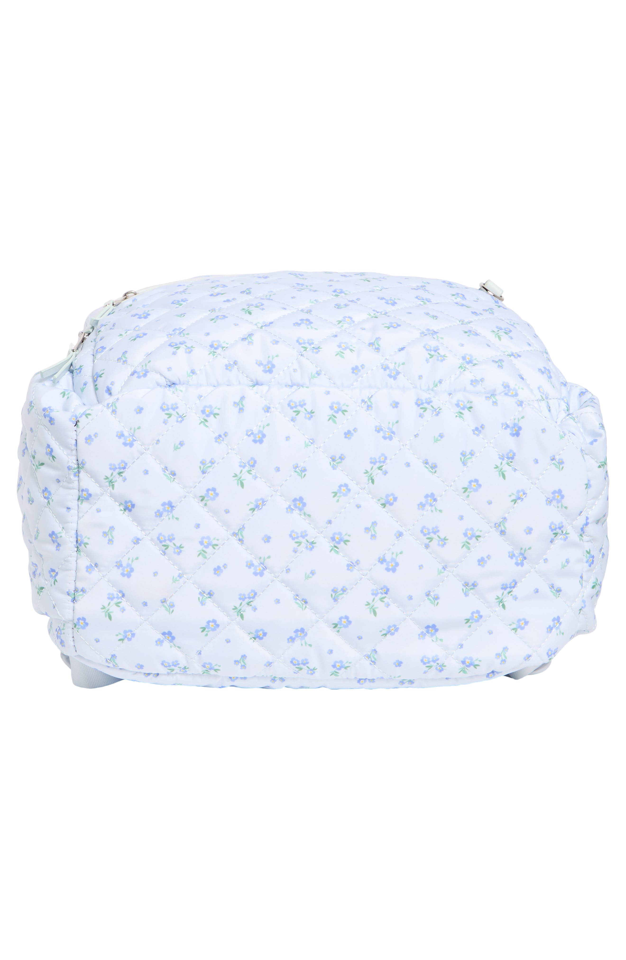 Kids' Quilted Backpack & Lunch Box Set, Alternate, color, BLUE DITSY