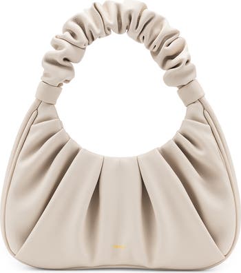 Gabbi Ruched Faux Leather Hobo