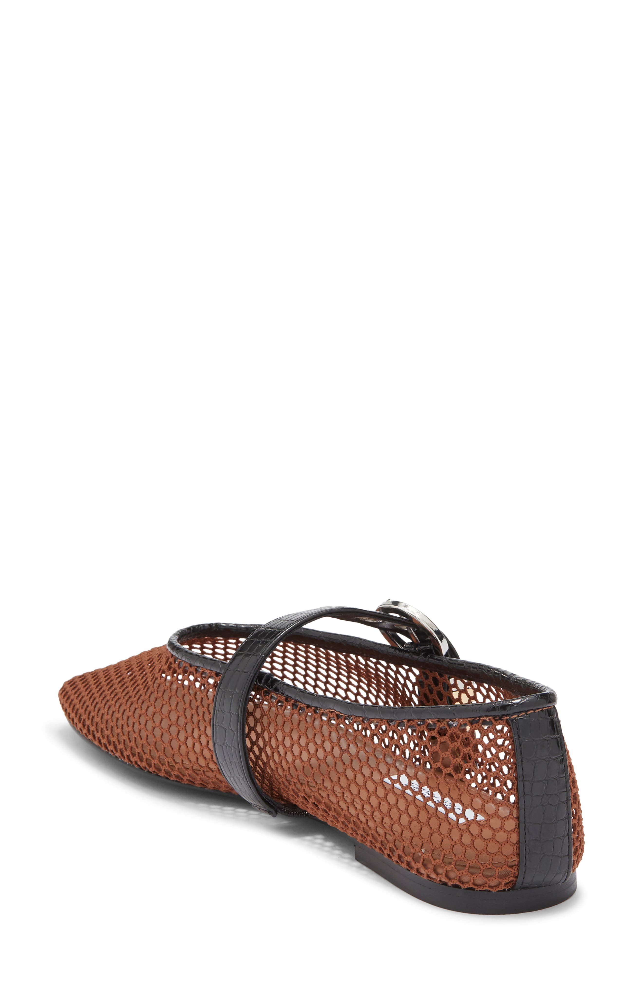 Lucia Mary Jane Flat, Alternate, color, COGNAC/ BLACK