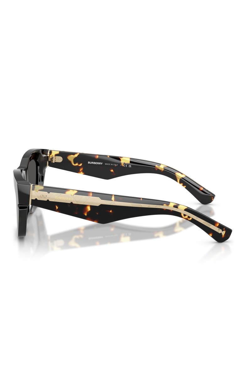 51mm Cat Eye Sunglasses, Alternate, color, YELLOW HAVANA/DARK GREY