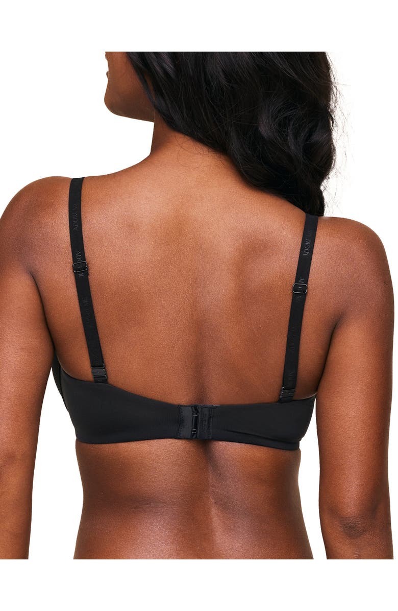 Adore Me Natalya Push Up Plunge Bra, Alternate, color, Black