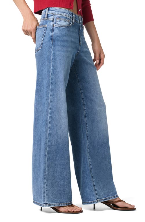 Joe's Low Rise Wide Leg Jeans In Blue