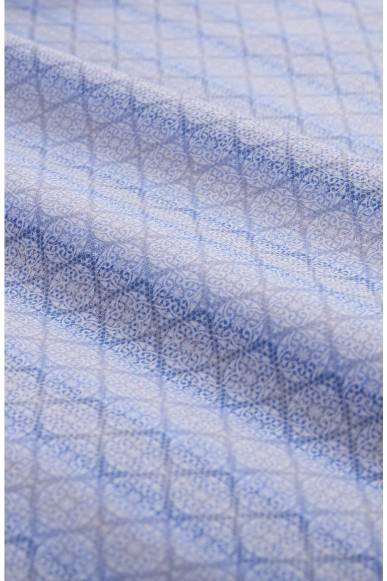 James OoohCotton® Mosaic Print Button-Up Shirt, Alternate, color, SAND