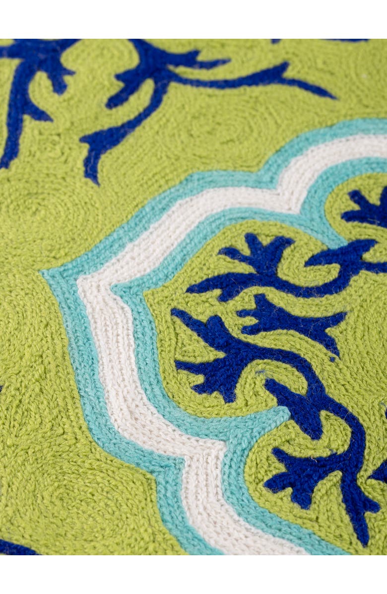 GAURI KOHLI Matilda Throw Pillow Cover, Alternate, color, Green