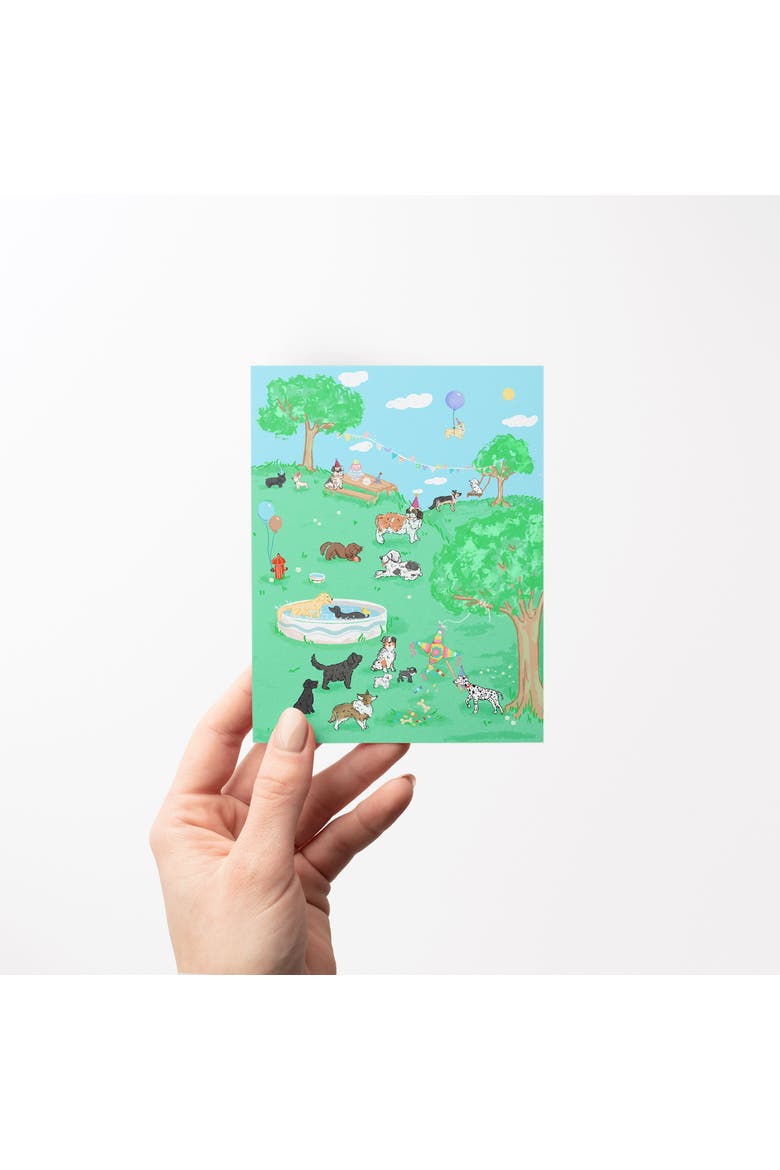 Dog Party Set of 8 Greeting Cards, Alternate, color, Multi-Pack