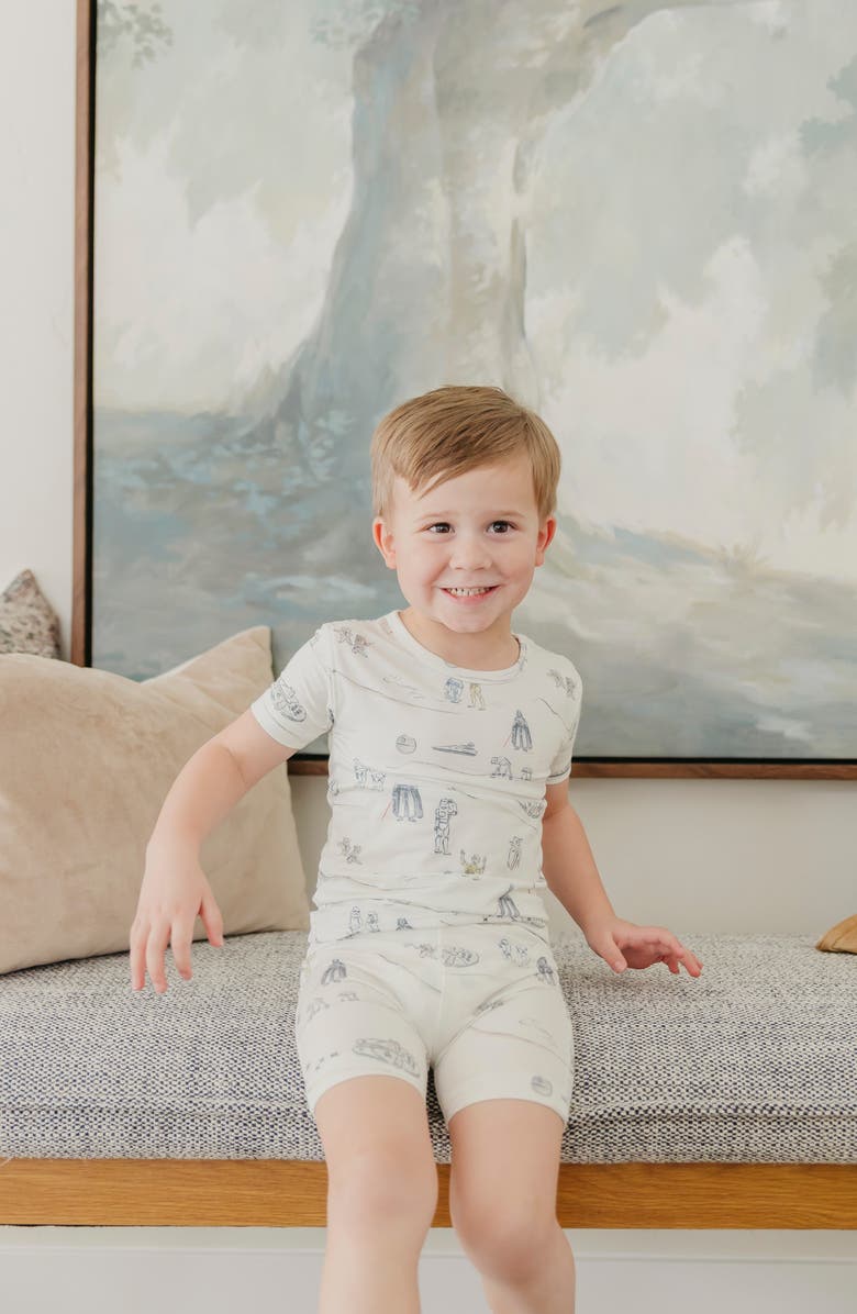 Copper Pearl Tatooine Fitted Two-Piece Short Pajamas, Alternate, color, Tatooine