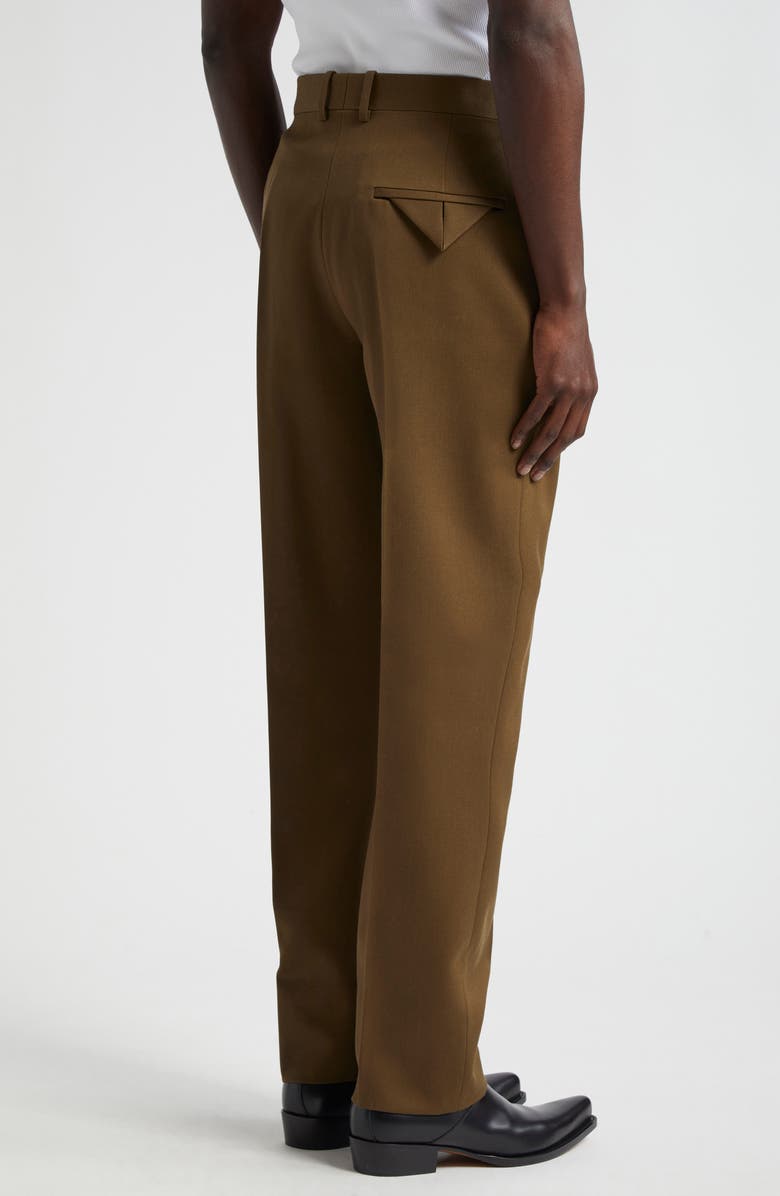 Bottega Veneta Grain de Poudre Satorial Wool Slim Trousers, Alternate, color, Liana