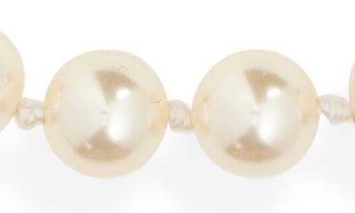 Roxanne Assoulin The Graduated Faux Pearl Necklace In White