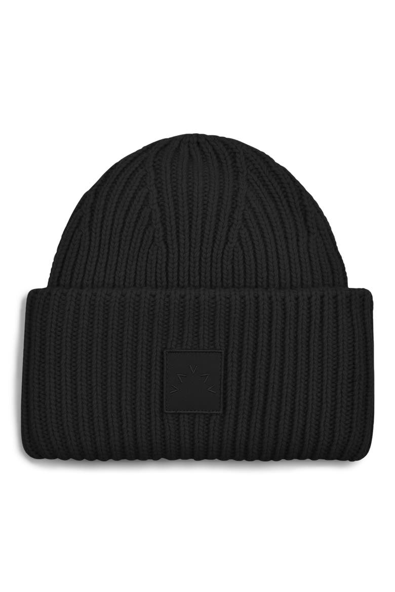 Cresta Merino Wool Blend Beanie, Main, color, BLACK