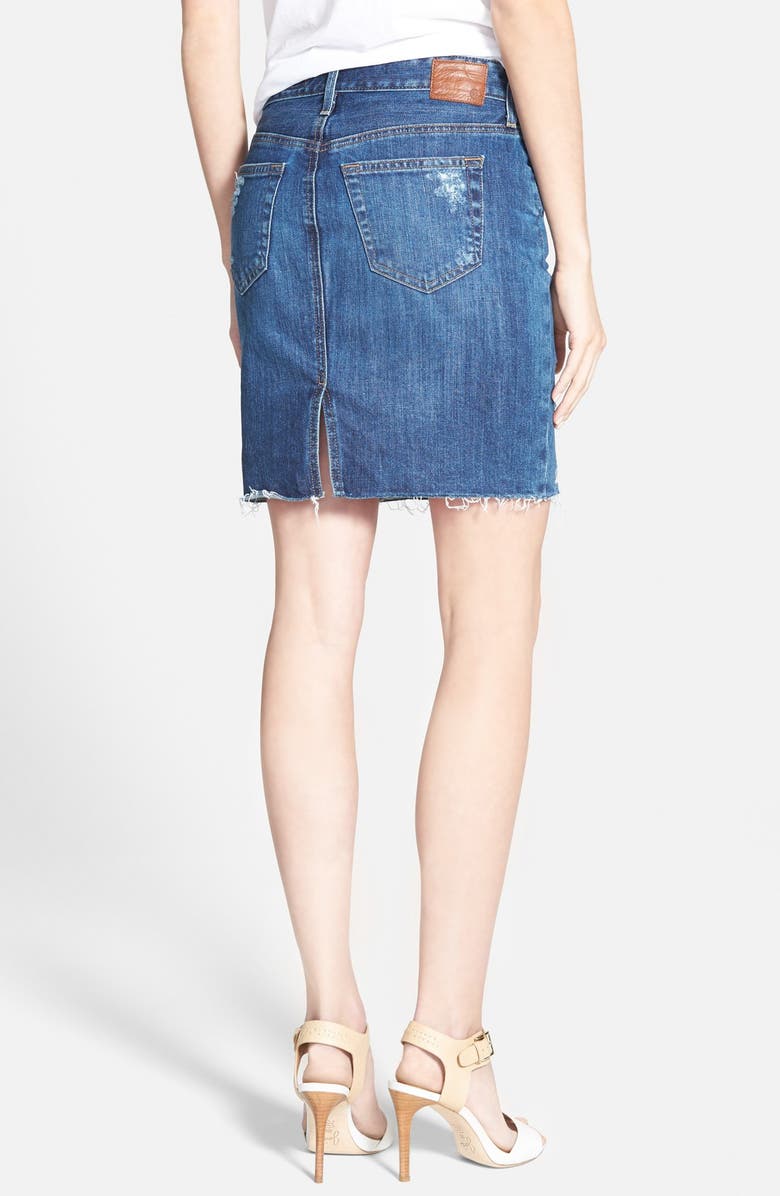 AG 'Erin' Denim Pencil Skirt, Alternate, color, 