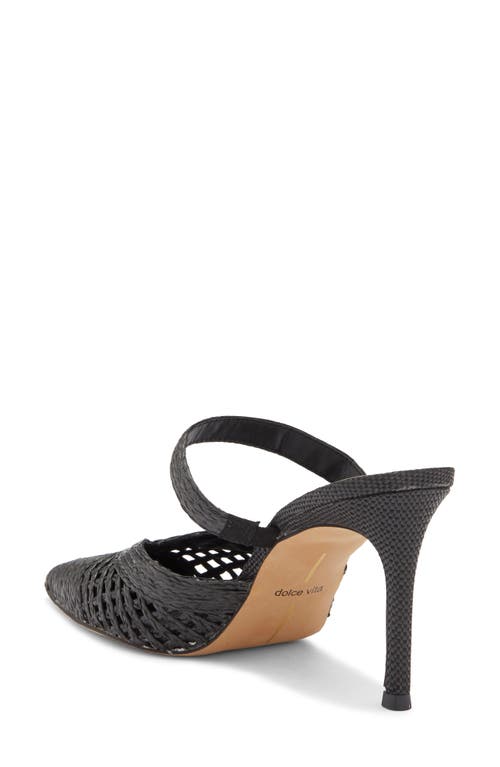 Dolce Vita Kaline Pointed Toe Mule In Onyx