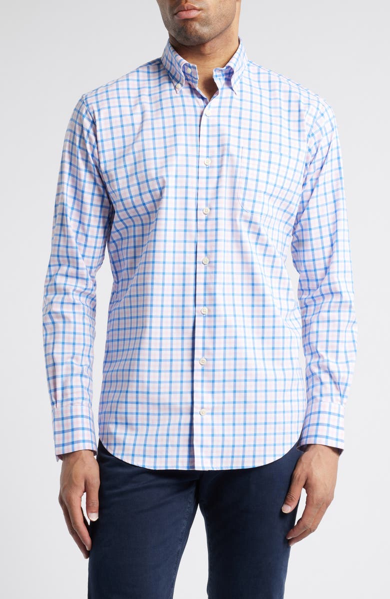 Peter Millar Gardner Crown Lite Performance Button-Down Shirt, Main, color,
