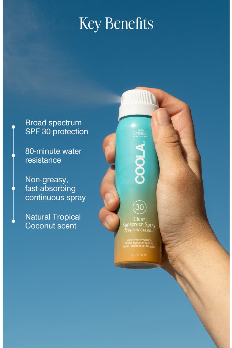 Suncare Sport Sunscreen Spray Broad Spectrum SPF 30, Alternate, color, NO COLOR