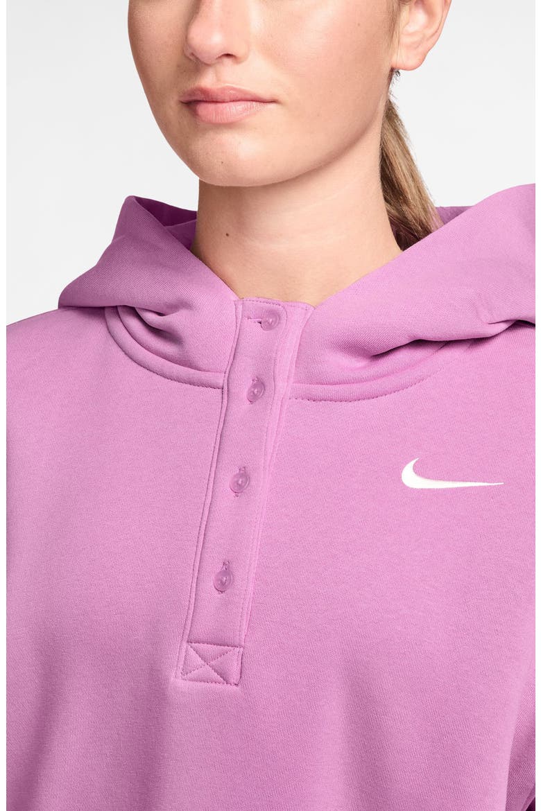 Sportswear Phoenix Fleece Crop Sweatshirt, Alternate, color, LIGHT MAGENTA/ SAIL