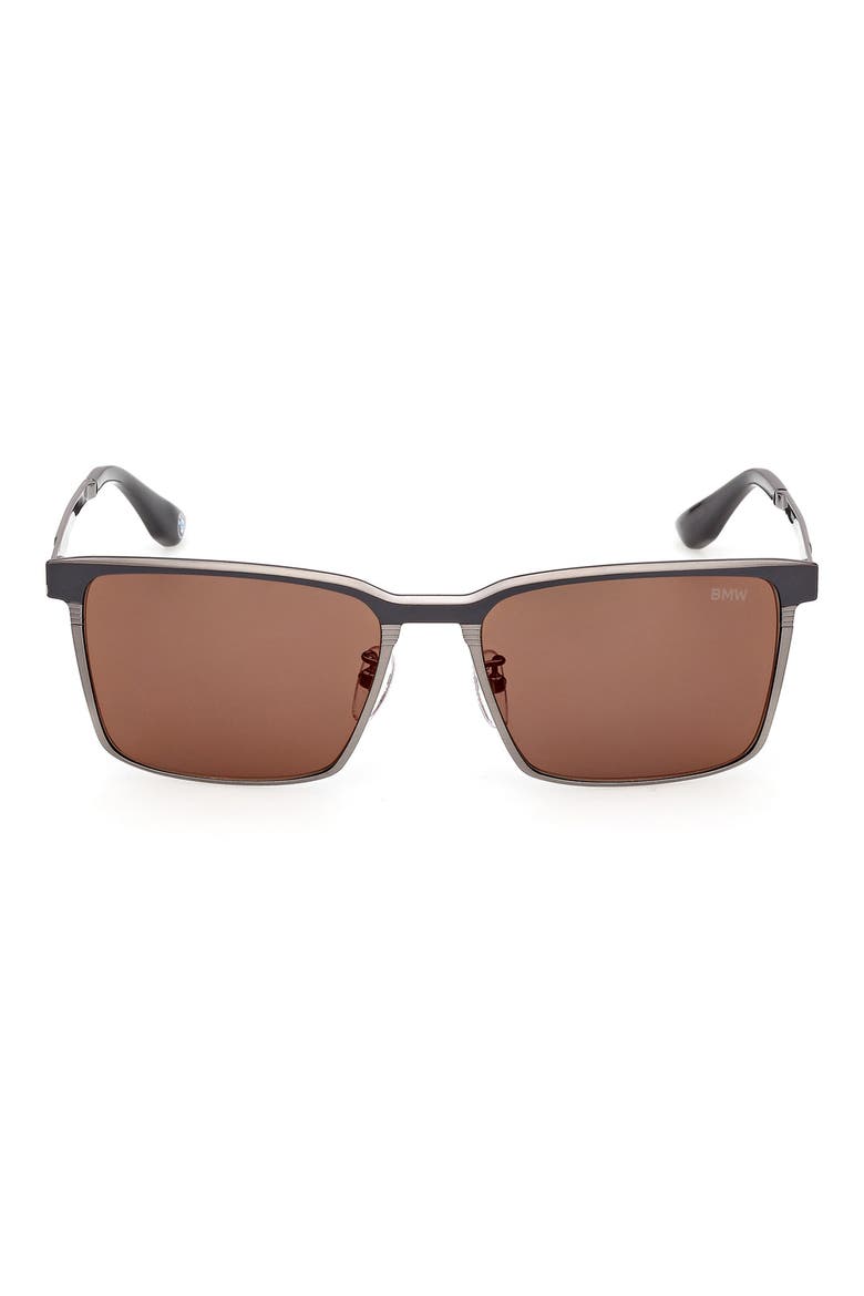 57mm Sunglasses, Main, color, MATTE GUNMETAL / ROVIEX