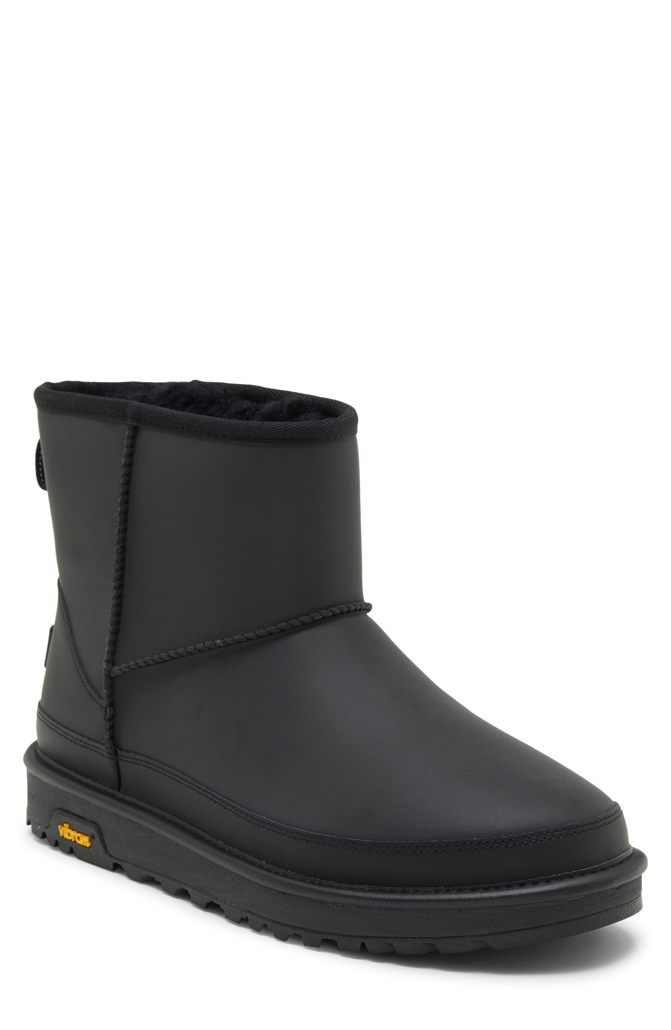 Classic Mini Reflective Leather Boot