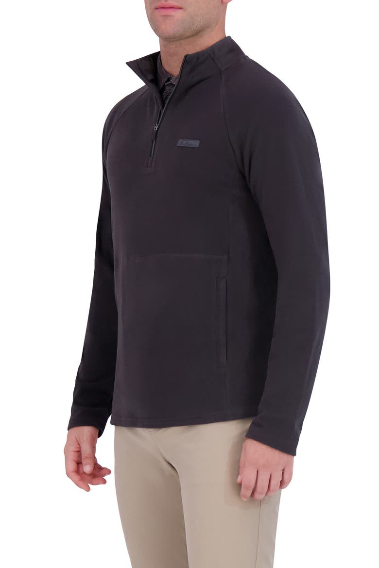 Microfleece Quarter Zip Golf Sweatshirt, Alternate, color, DARK GREY